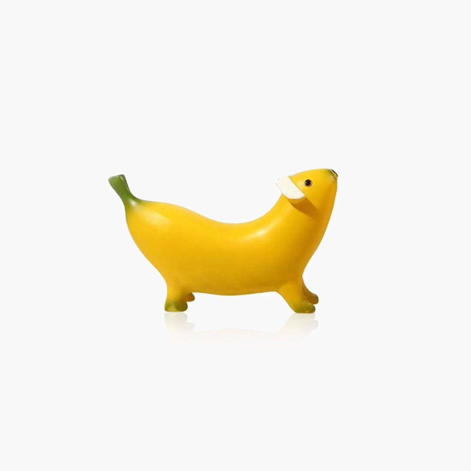 Funny Banana Dog Statue -