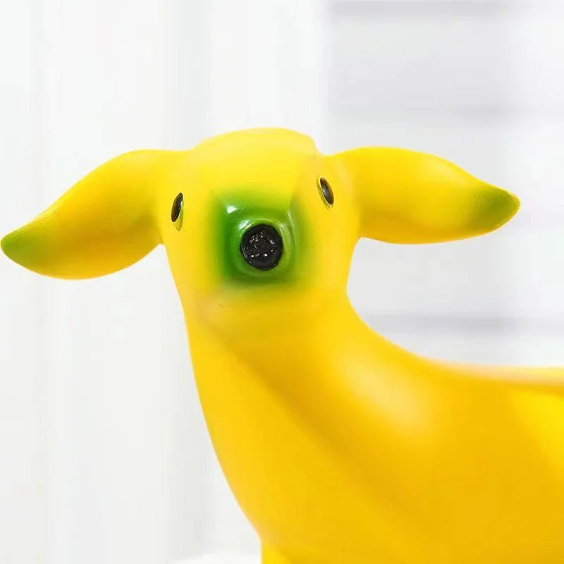 Funny Banana Dog Statue -