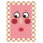 Funny Cartoon Style Abstract Rugs tag1