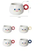 Funny Ceramic Cartoon Smile Mug
