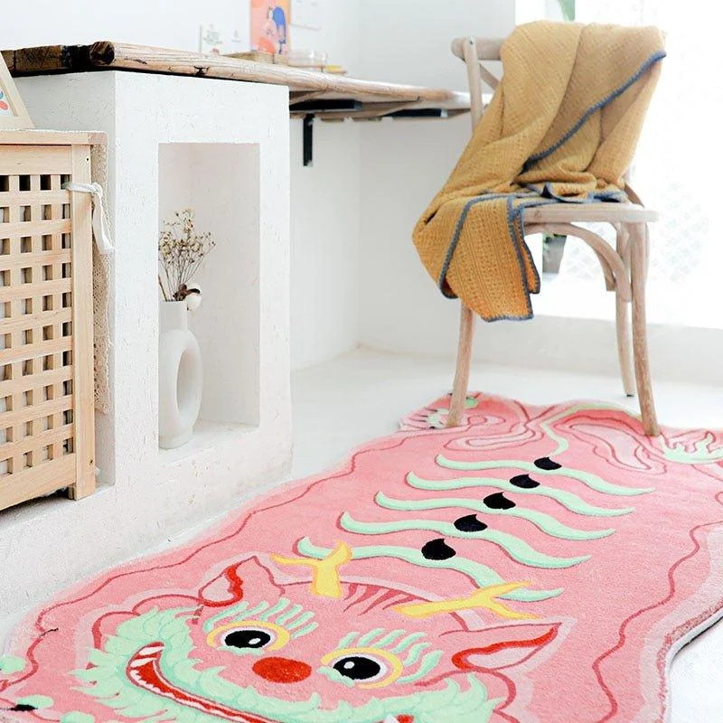 Funny Chubby Dragon Soft Rug -  - #tag1#