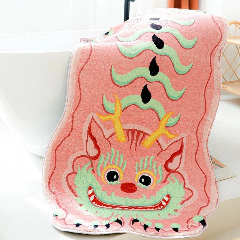 Funny Chubby Dragon Soft Rug -  - #tag1#