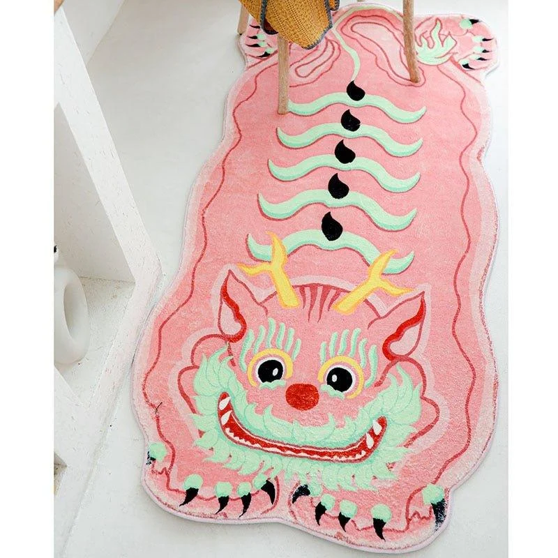 Funny Chubby Dragon Soft Rug -  - #tag1#