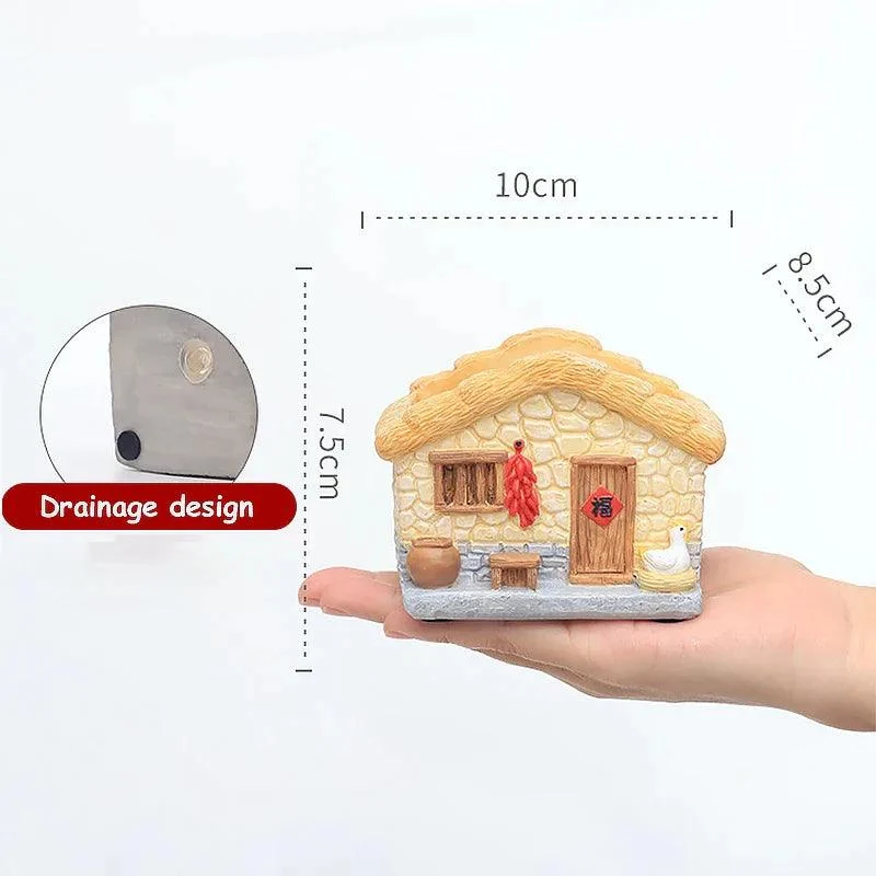 Funny Farmhouse Planter: Vintage Charm for Succulents and Air Plants -