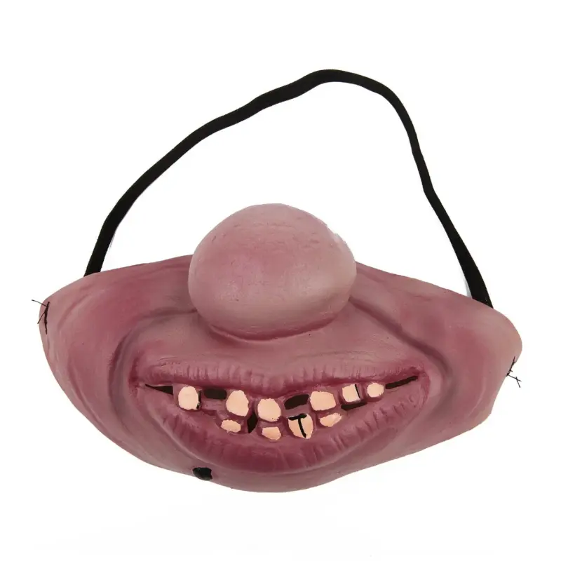 Funny Half Face Horrible Masks Halloween Cosplay Props tag1