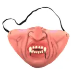 Funny Half Face Horrible Masks Halloween Cosplay Props tag1