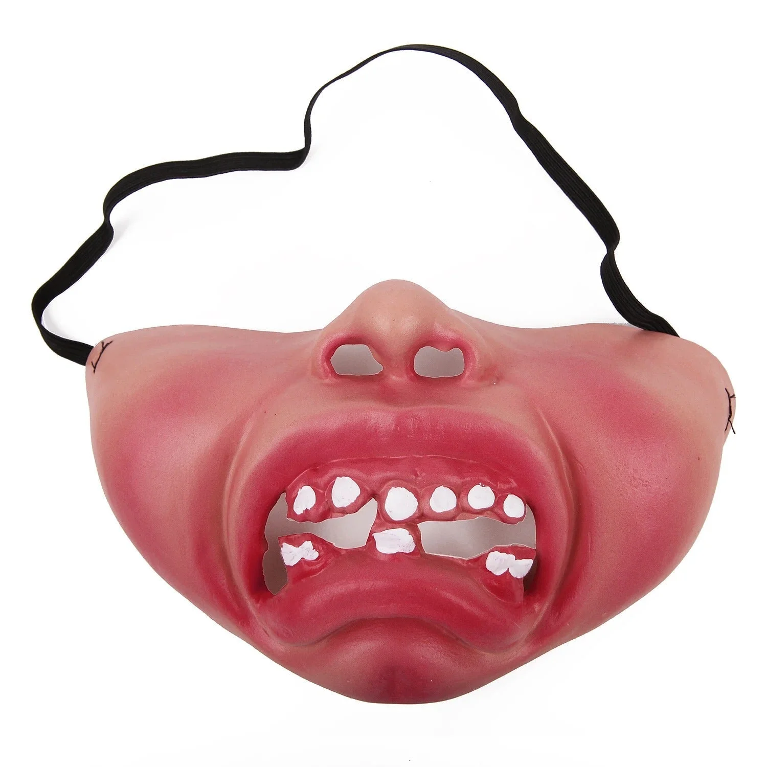 Funny Half Face Horrible Masks -  Halloween Cosplay Props -  - #tag1#