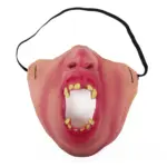 Funny Half Face Horrible Masks Halloween Cosplay Props tag1