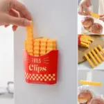 Funny Magnetic French Fries Food Clips tag1