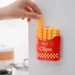 Funny Magnetic French Fries Food Clips tag1