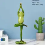 Funny Meditating Yoga Frog Statue