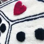 Funny Playroom Tufted Dice Rug