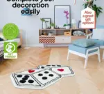 Funny Playroom Tufted Dice Rug