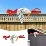 Funny Resting Rooster Nice garden decoration tag1