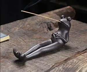Funny Smoke Frog Incense Burner