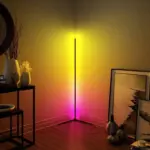 Futuristic RGB Corner Floor LED Light Transform Your Space with Color