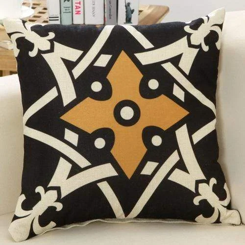 GEOMETRIC BRONZE CUSHION -  - #tag1#