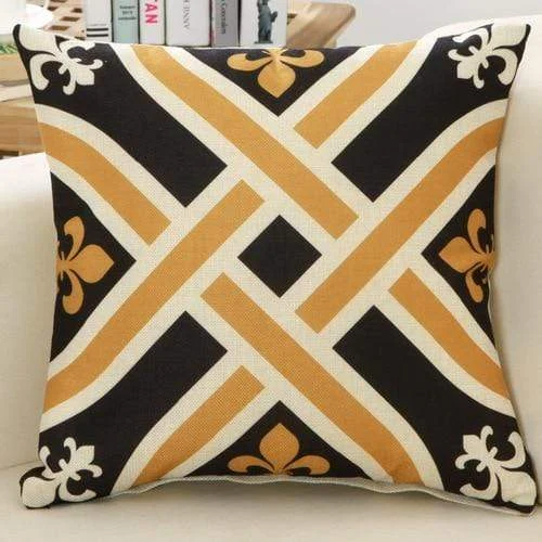 GEOMETRIC BRONZE CUSHION -  - #tag1#