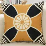 GEOMETRIC BRONZE CUSHION tag1