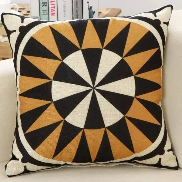 GEOMETRIC BRONZE CUSHION -  - #tag1#