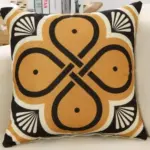 GEOMETRIC BRONZE CUSHION tag1