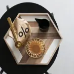 GEOMETRY SPLICE WOODEN SERVING TRAY tag1