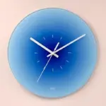 GHkFJoylove Nordic Sunset Wall Clock Celebrity Ins Light Luxury Living Room Punch free Creative Decoration Mute