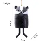 GIqYCreative Animal Resin Wind Chimes Room Decor Cute Groundhog Owl Raccoon Wind Chimes Bells Garden Outdoor 4aff7783 7c1c 4905 8d45 36d84c602f93