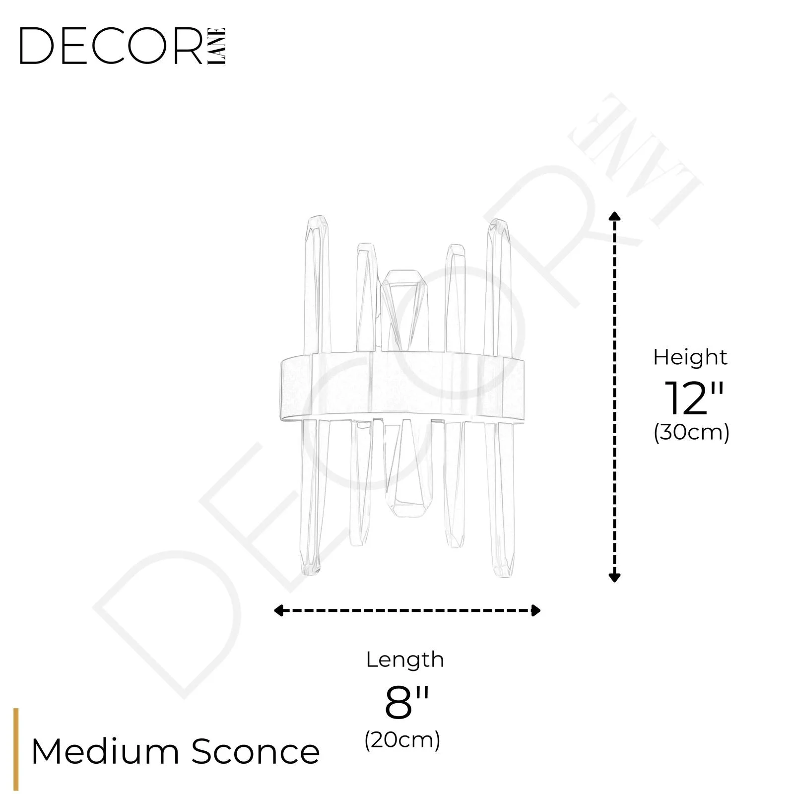 GLACIER SCONCE -  - #tag1#