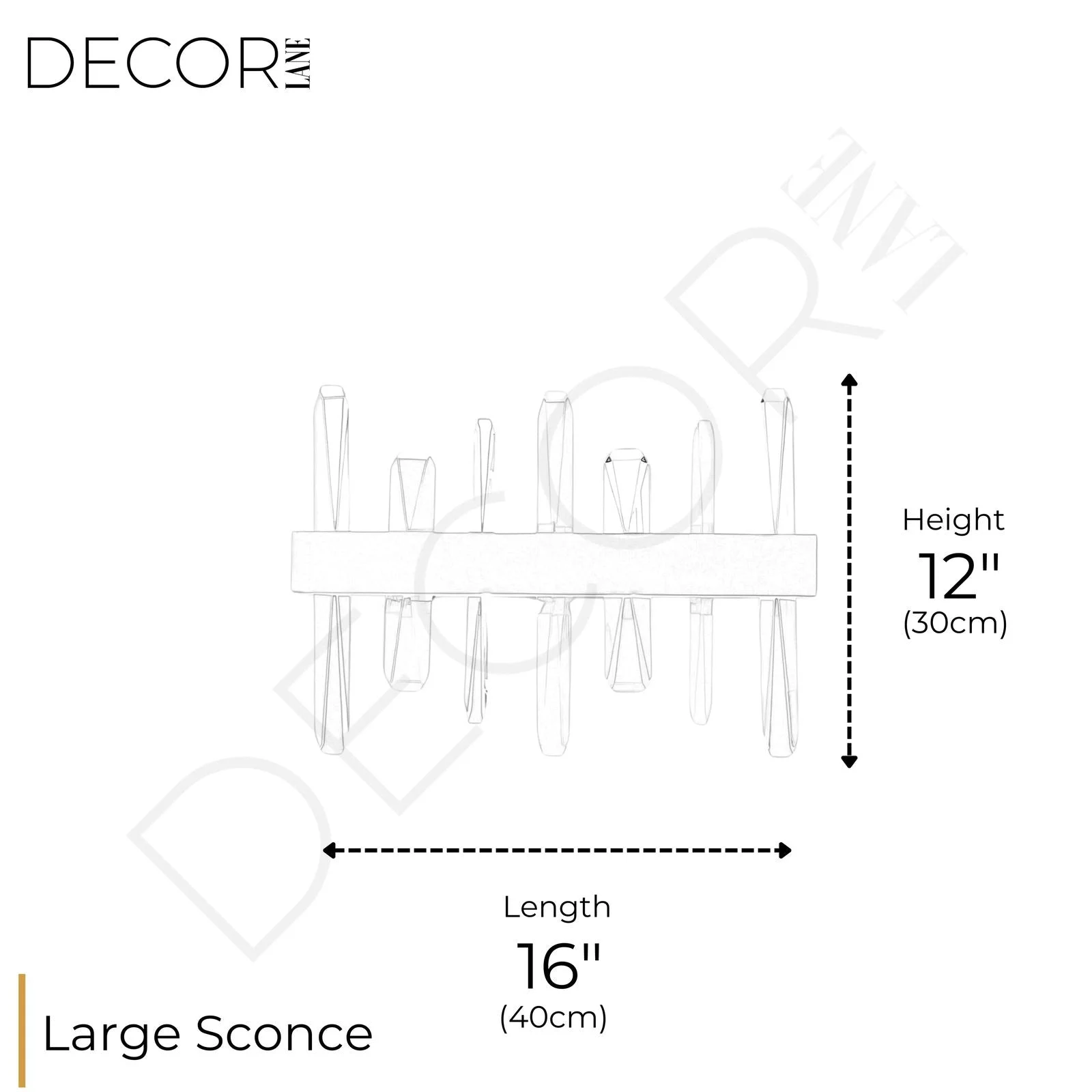 GLACIER SCONCE -  - #tag1#