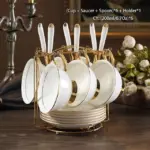 GOLDEN RIM TEACUP COLLECTION SET tag1