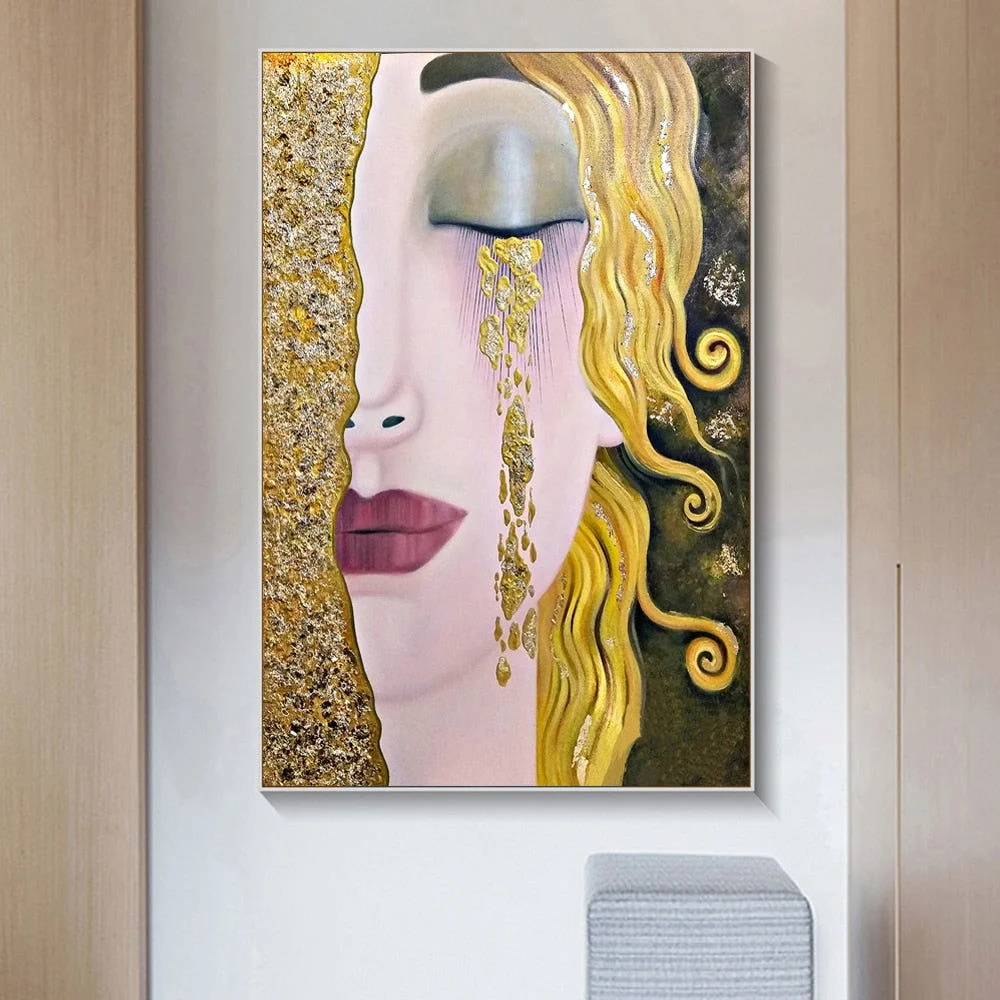GOLD TEAR By Gustav Klimt -  - #tag1#