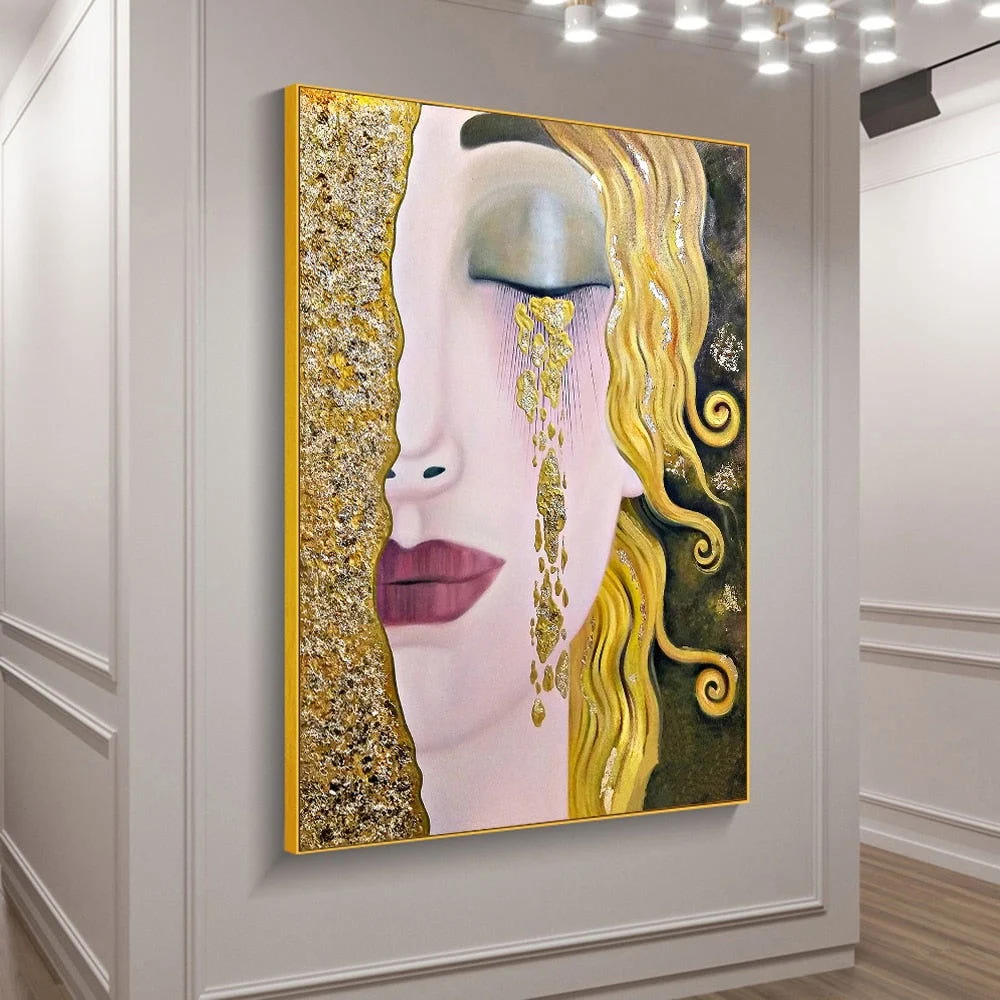 GOLD TEAR By Gustav Klimt -  - #tag1#