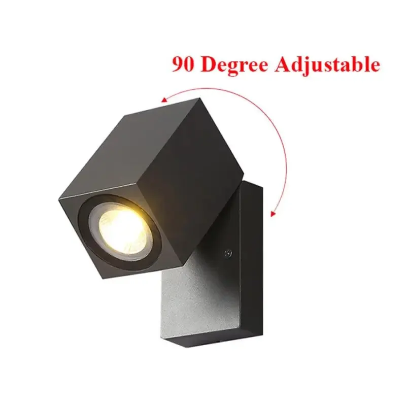 GU10 Outdoor Waterdichte Wandlamp 90 Graden Verstelbare Tuin Porch Led Spotlight Villa Balkon Gang Deur Muur 43c69f61 ffba 4647 a07e bd12a330a0da