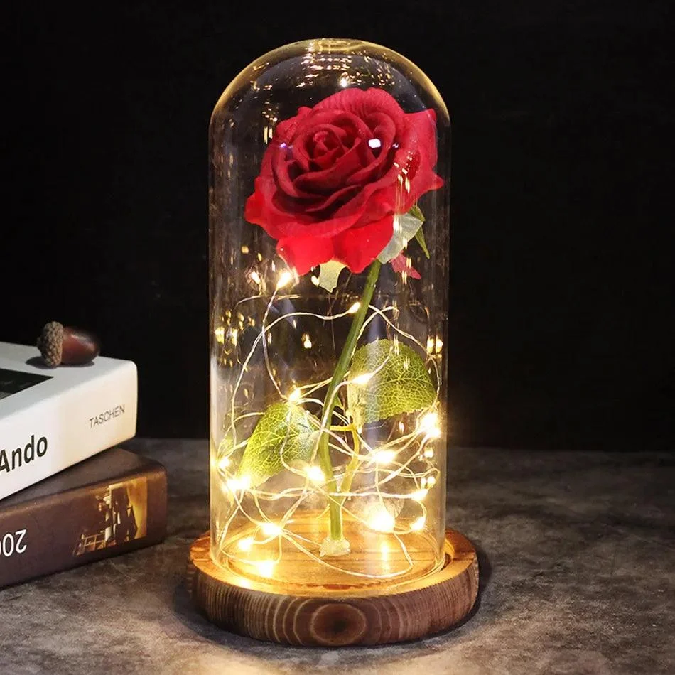 Galaxy Rose - A Timeless Beauty in Glass - Valentine's Day Gift - 