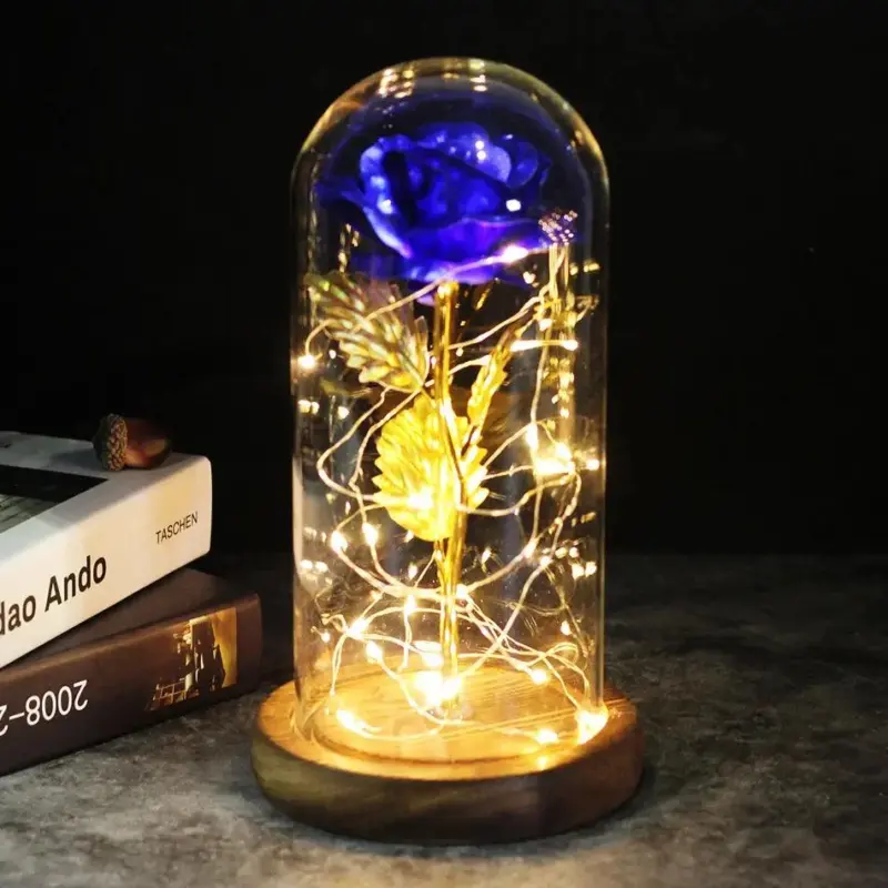 Galaxy Rose A Timeless Beauty in Glass Valentine s Day Gift