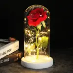 Galaxy Rose A Timeless Beauty in Glass Valentine s Day Gift