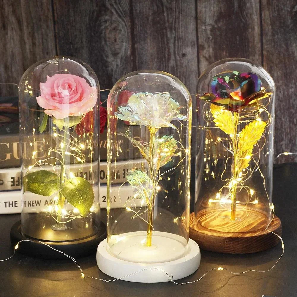 Galaxy Rose - A Timeless Beauty in Glass - Valentine's Day Gift -