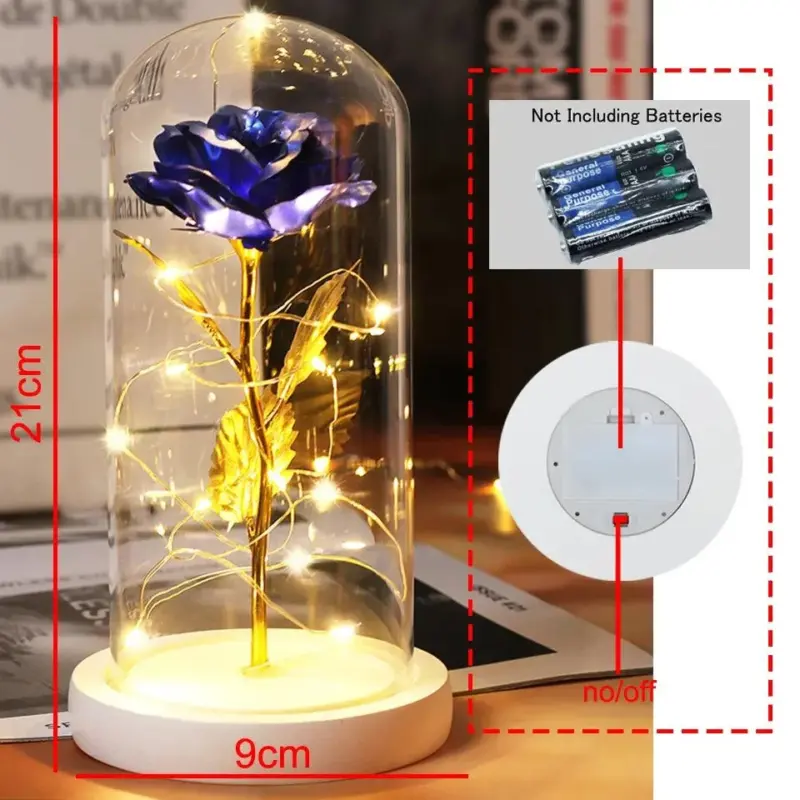 Galaxy Rose A Timeless Beauty in Glass Valentine s Day Gift