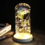 Galaxy Rose A Timeless Beauty in Glass Valentine s Day Gift