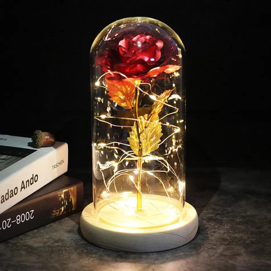Galaxy Rose - A Timeless Beauty in Glass - Valentine's Day Gift -