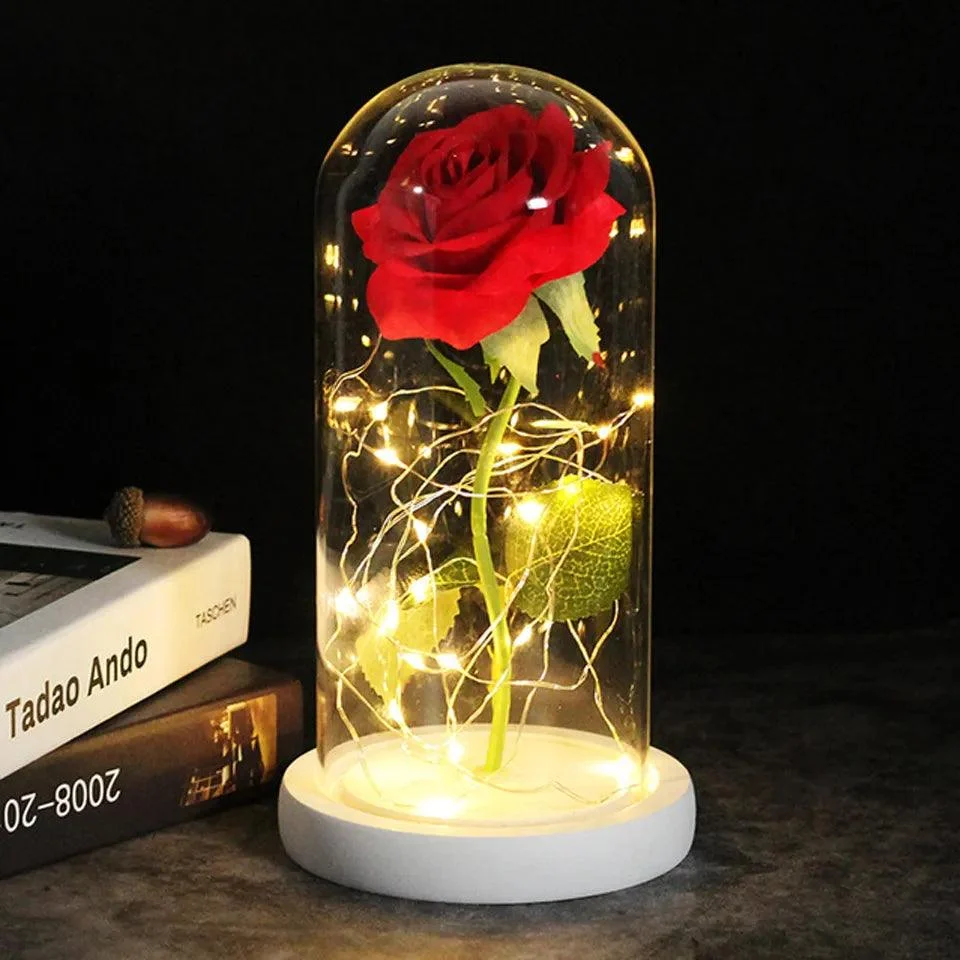 Galaxy Rose - A Timeless Beauty in Glass - Valentine's Day Gift -