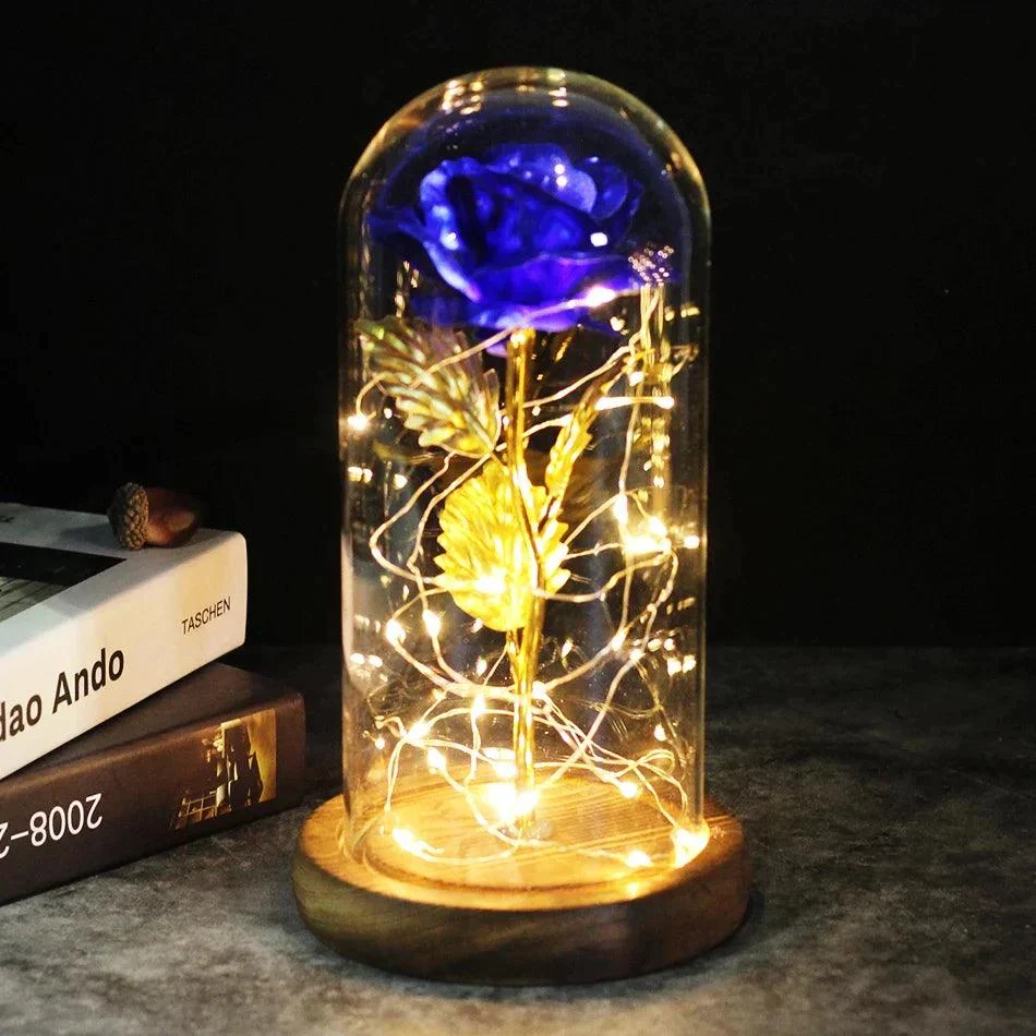 Galaxy Rose - A Timeless Beauty in Glass - Valentine's Day Gift -