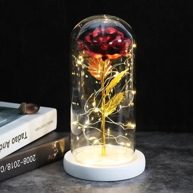 Galaxy Rose - A Timeless Beauty in Glass - Valentine's Day Gift -