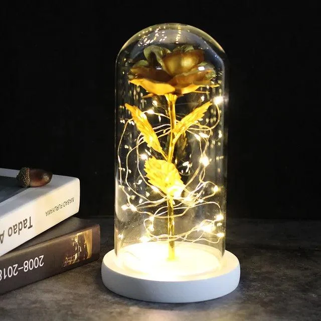 Galaxy Rose - A Timeless Beauty in Glass - Valentine's Day Gift -