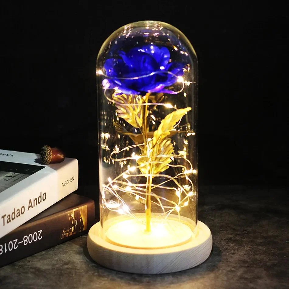 Galaxy Rose - A Timeless Beauty in Glass - Valentine's Day Gift -
