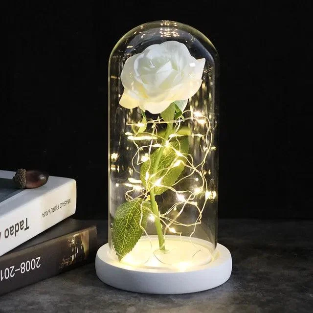 Galaxy Rose - A Timeless Beauty in Glass - Valentine's Day Gift -