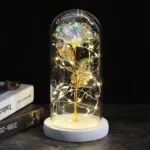 Galaxy Rose A Timeless Beauty in Glass Valentine s Day Gift