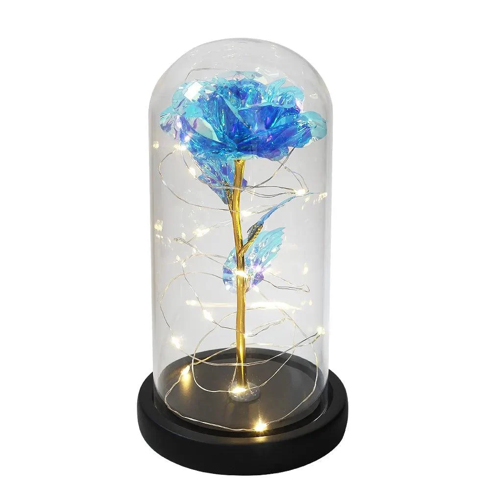 Galaxy Rose - A Timeless Beauty in Glass - Valentine's Day Gift -