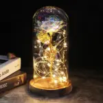 Galaxy Rose A Timeless Beauty in Glass Valentine s Day Gift